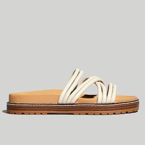 Leather Slide Sandals